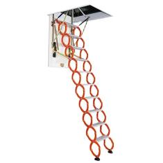 Compactar Escada invisível Liga de titânio-magnésio Escada de sótão para pendurar no interior da loja Escada de degrau Escada dobrável personalizada para exterior Engrossado