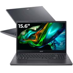 Notebook Acer Aspire 5 A515-57-55B8 Intel Core I5 12º G 8GB RAM 256GB SSD (UHD) 15.6&quot; LED Full HD Cinza aço Windows 11H