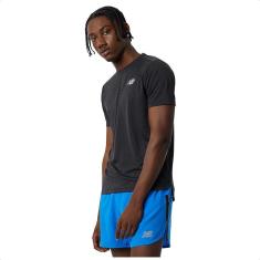 Camiseta New Balance Impact Run Masculina-Masculino