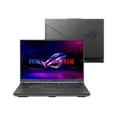 Notebook Gamer ASUS ROG Strix G16 Intel Core i7 13650HX, 16GB RAM, SSD 512GB, Tela 16" FHD, RTX 4050, KeepOS, Eclipse Gray - G614JU-N3380