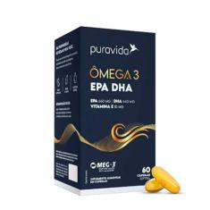 Ômega 3 EPA DHA - 60 Cápsulas - Puravida