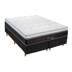 Cama Box King: Colchão Molas Polar MasterPocket Ensacadas Serenatta + 