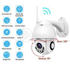 Câmera Ip Externa Speed Dome Wifi Auto Tracking Ip66 Ptz - ICSEE - E-T