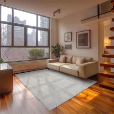 Tapete Para Sala Relex N Prata 2,00X2,50 São Carlos - Tapetes São Carl