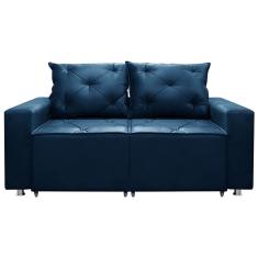 Sofá 2 lugares Retrátil e Reclinável Bariloche 1.60cm c/ Molas - Veludo