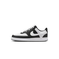 Nike Tênis feminino Court Vision Low Next Nature, Preto/branco, 36