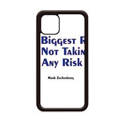 O maior risco é não assumir nenhum risco para iPhone 12 Pro Max capa para Apple Mini Mobile Case Shell