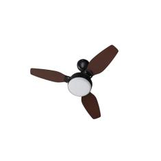 Ventisol Ventilador de teto Legacy led pr 3p pr/tabaco c/r inverter bivolt Ventisol