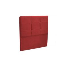 Cabeceira Cama Box Solteiro 90cm London Veludo Vermelho - JS Móveis, V