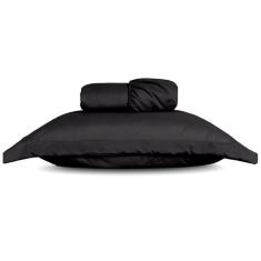 Jogo De Lençol Solteiro Slim Percal 200 Fios 2 Peças - Preto