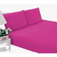 Jogo de Lençol de Cama Casal King Percal 400 Fios 3 Peças - Luckbaby02