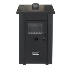 Calefator à Lenha Venax Vulcano, Dupla Combustão, Preto