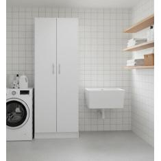 Armário Multiuso 2 Portas e 4 Prateleiras Milão - Evidência Móveis