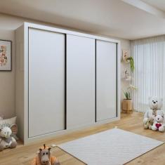 Guarda-roupa Infantil 3 Portas 6 Gavetas Lili Branco - Espresso Móveis