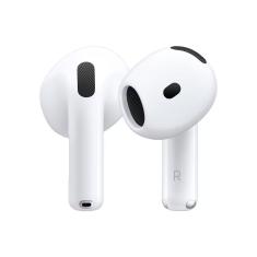 Fone Intra-auricular Apple Airpods 4 com Isolamento de Voz e Áudio Espacial Personalizado Chip H2 Branco