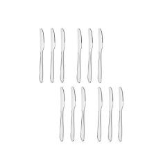 Jogo Faca de Sobremesa Talheres Aço Inox Victoria 12 un