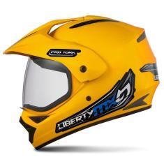 Capacete Piloto Motocross Trilha Velocross Pro Tork Liberty Mx Vision-Unissex