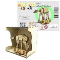 Brinquedo Quebra Cabeça 3D MINI NAVE STAR WARS AT-AT Walker