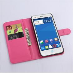 Capa para ZTE S6 Plus/S6 lux Carteira de Couro Flip Capa para ZTE S6 Plus/S6 lux Capa de Proteção de Telefone Capa com Design Simplificado