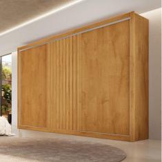 Guarda Roupa Casal 3 Portas de Correr 6 Gavetas Flex Vitoria Móveis Europa