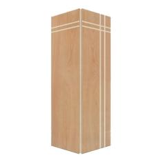 Porta Camarão de Madeira 210x90cm Friso 03 Sarrafeada Jb Portas Tauari