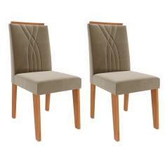 Conjunto 2 Cadeiras Nicole 100  MDF Cimol