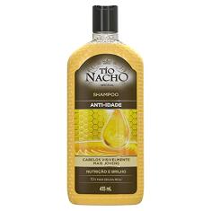 Tio Nacho - Shampoo Anti-idade para rejovelhecimento capilar, 415ml, devolve o Brilho os seus cachos