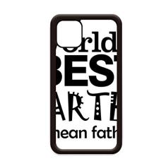 Capa para iPhone 12 Pro Max com citação de melhor pai para Apple Mini Mobile Case Shell