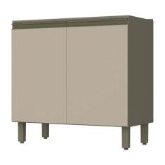 Balcão 2 Portas 80cm sem Tampo Connect - Móveis Henn