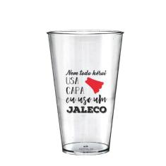 Kit 2 Copos Big Drink 550 Ml Acrílico Profissões