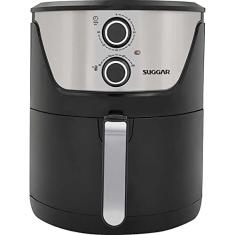 Fritadeira Sem Óleo Lightfry Preta Em Inox 4 Litros 220V- SUGGAR - FT4002PT