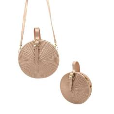 Bolsa Feminina Redonda De Silicone Com Alça Transversal YB1001 - KINGL