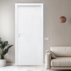 Porta Lisa Uv Batente Regulável 07 Cm a 13 Cm Guarnição 7 Cm 82 X 210 Direito Rodam