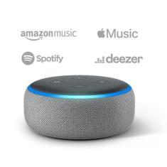 Echo Dot (3ª Geração): Smart Speaker Com Alexa - Cor Preta - EchoDot