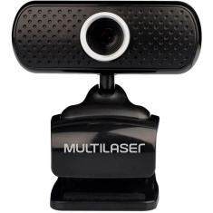 Webcam Multilaser 480P Mic USB - HD480p, CMOS, Microfone