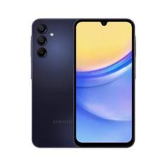Smartphone Samsung Galaxy A15 5G Azul Escuro 128GB, 4GB RAM, Processador Octa-Core, Câmera Tripla Traseira, Tela Super Amoled de 6.5" 90Hz