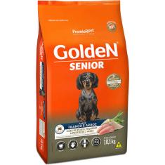 Ração Seca PremieR Pet Golden Formula Cães Sênior Mini Bits Frango e Arroz - 10 Kg