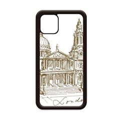 Capa St.Paul's Cathedral England London para iPhone 12 Pro Max para Apple Mini Mobile Case