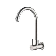 Torneira de Inox Giratória Parede Longa NOX01 Doan