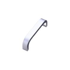 4/6/8/10/12 Polegadas Ouro Preto Prata Alças de Alumínio Porta de Cozinha Armário Alça Reta Puxadores Hardware de Móveis, 64mm Sólido, Prata, 2 Peças