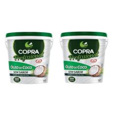 Kit 2uni Óleo de Coco sem sabor Balde 3,2kg - Copra