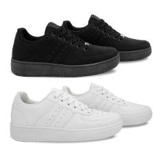 Kit 2 Tênis Street Ollie Juvenil Kings Menino Conforto-Masculino