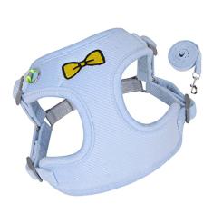 Arnês Reflexivo para Cães, Anel Em D de Liga Respirável Compatível Com a Pele Arnês para Cães Pequenos para Animais de Estimação (M)