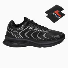 Tênis Masculino Fly Esportivo Academia Caminhada Conforto Dia a Dia + Carteira-Masculino