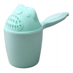 Regador De Banho Para Bebê E Criança Enxaguar Cabeça Verde - Color Bab