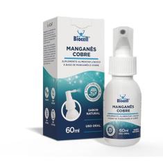 Manganês Cobre Suplemento Alimentar Ionizado Spray 60ml Biocell