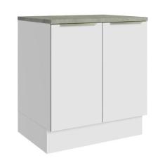 Balcão Madesa 70 Cm 2 Portas - Veludo Com Tampo Veludo