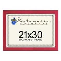 Moldura Porta Diploma Certificado A4 21x30 Rosa