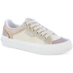 Rocket Dog Tênis feminino de espuma de pelúcia Cheery Comfort, Combo Dalie Bronze, 35