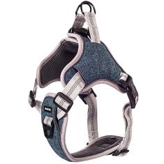 Coleira Peitoral Antipuxão para Cachorro MADOG Comfort AZUL (G)